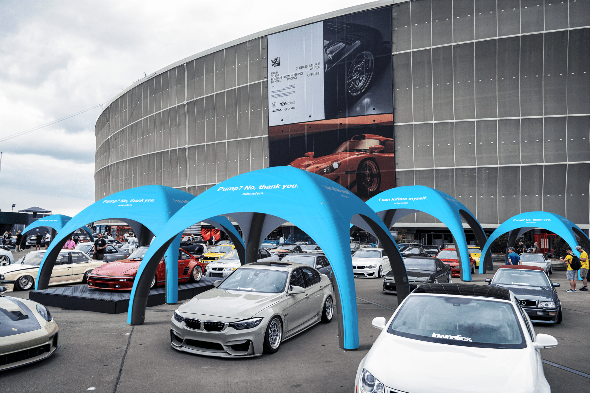 Air Premium automatisk reklametelt 3x3m - event2print