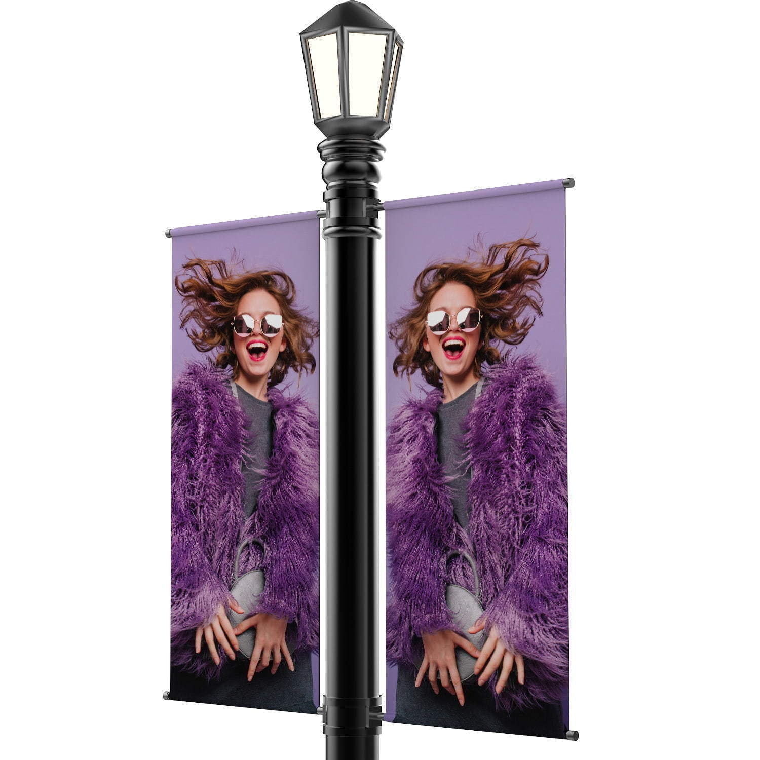 Dobbelt Stolpe banner - event2print