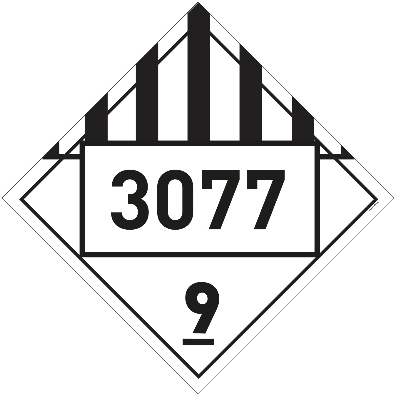 Faremerker 10x10cm - event2print