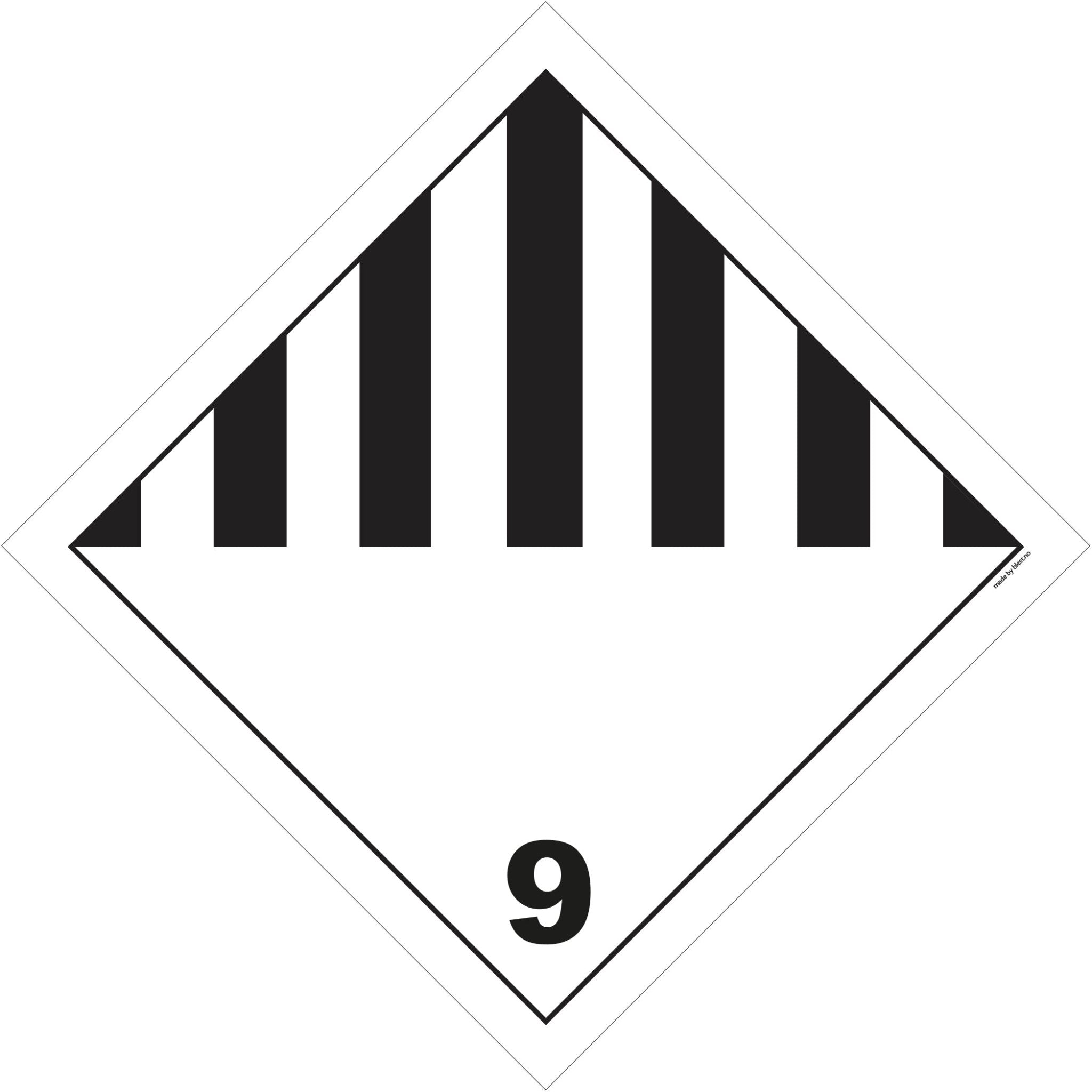 Faremerker 25x25cm - event2print