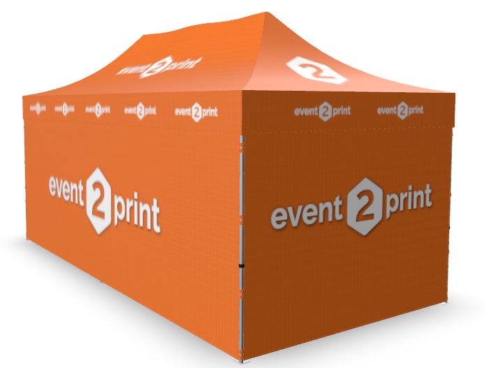 Premium Pop-up telt 3x6m - event2print