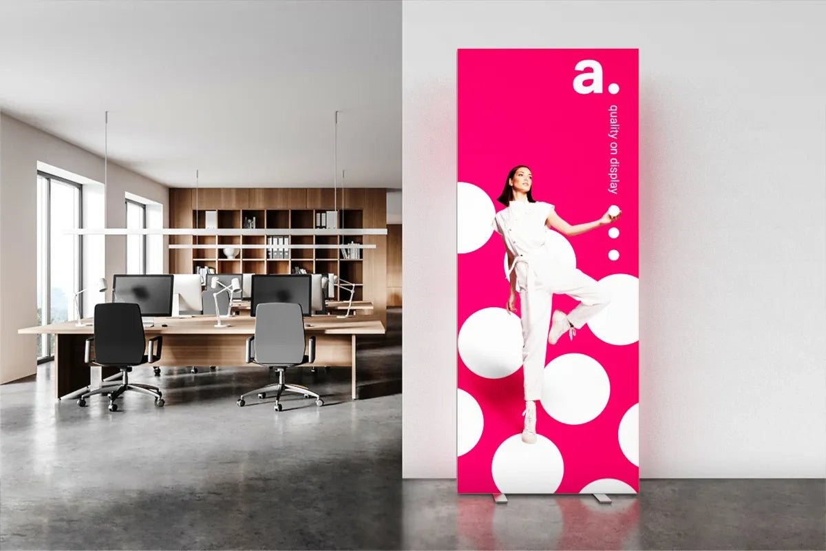 Quickframe 2.0 LED inkl. transportbag m/hjul - event2print