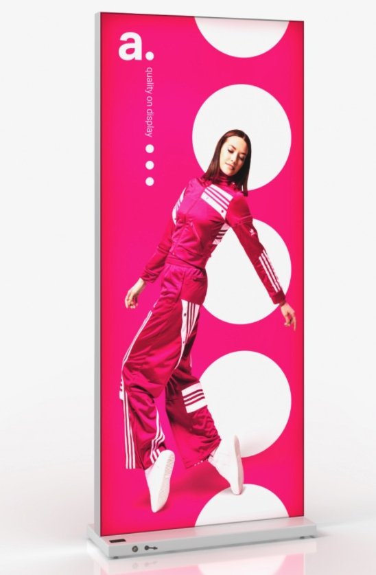 Batteridrevet mobil LED lysvegg - event2print