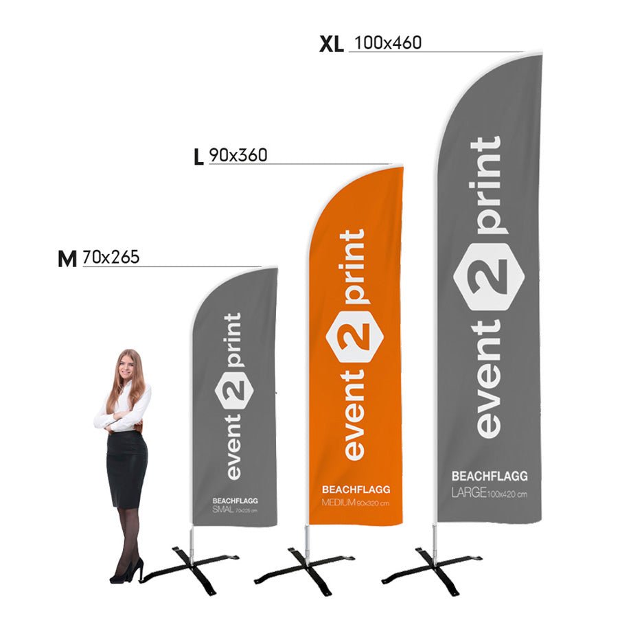 Beach flagg Nordic - event2print