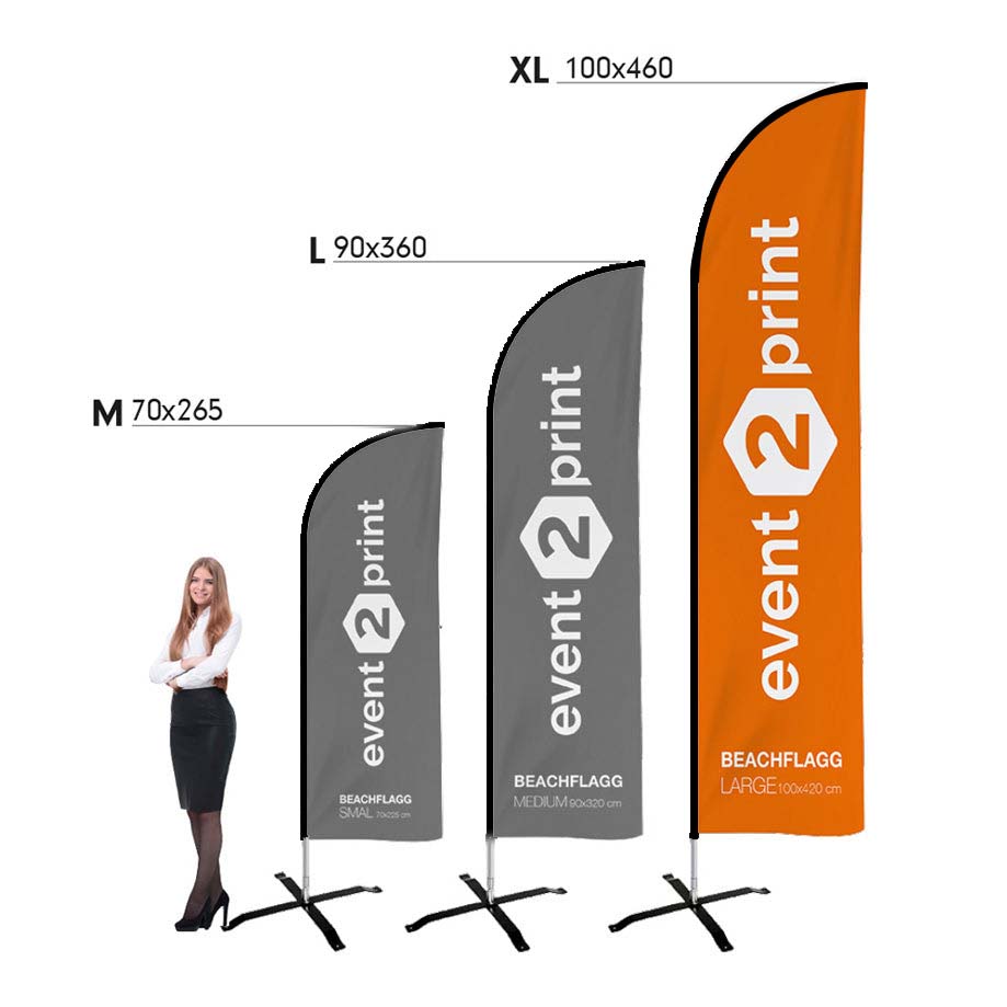 Beach flagg Nordic - event2print
