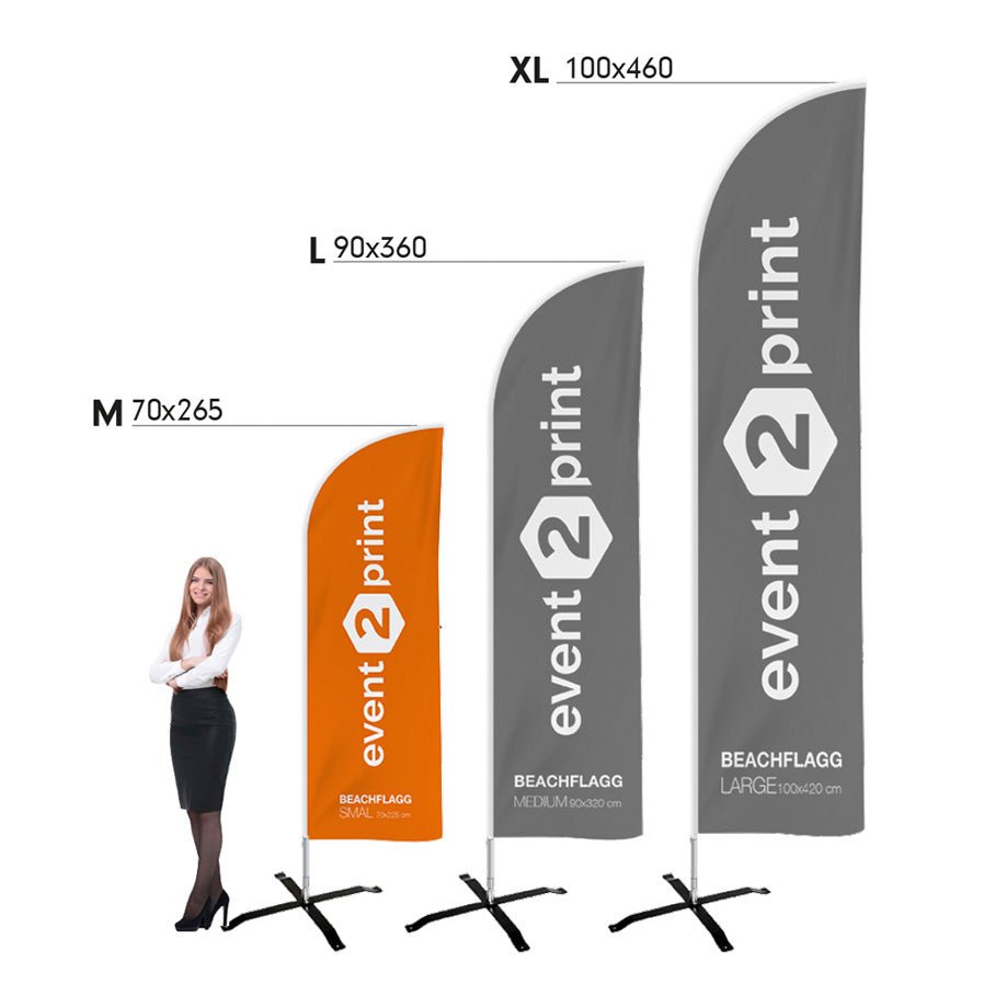 Beach flagg Nordic - event2print