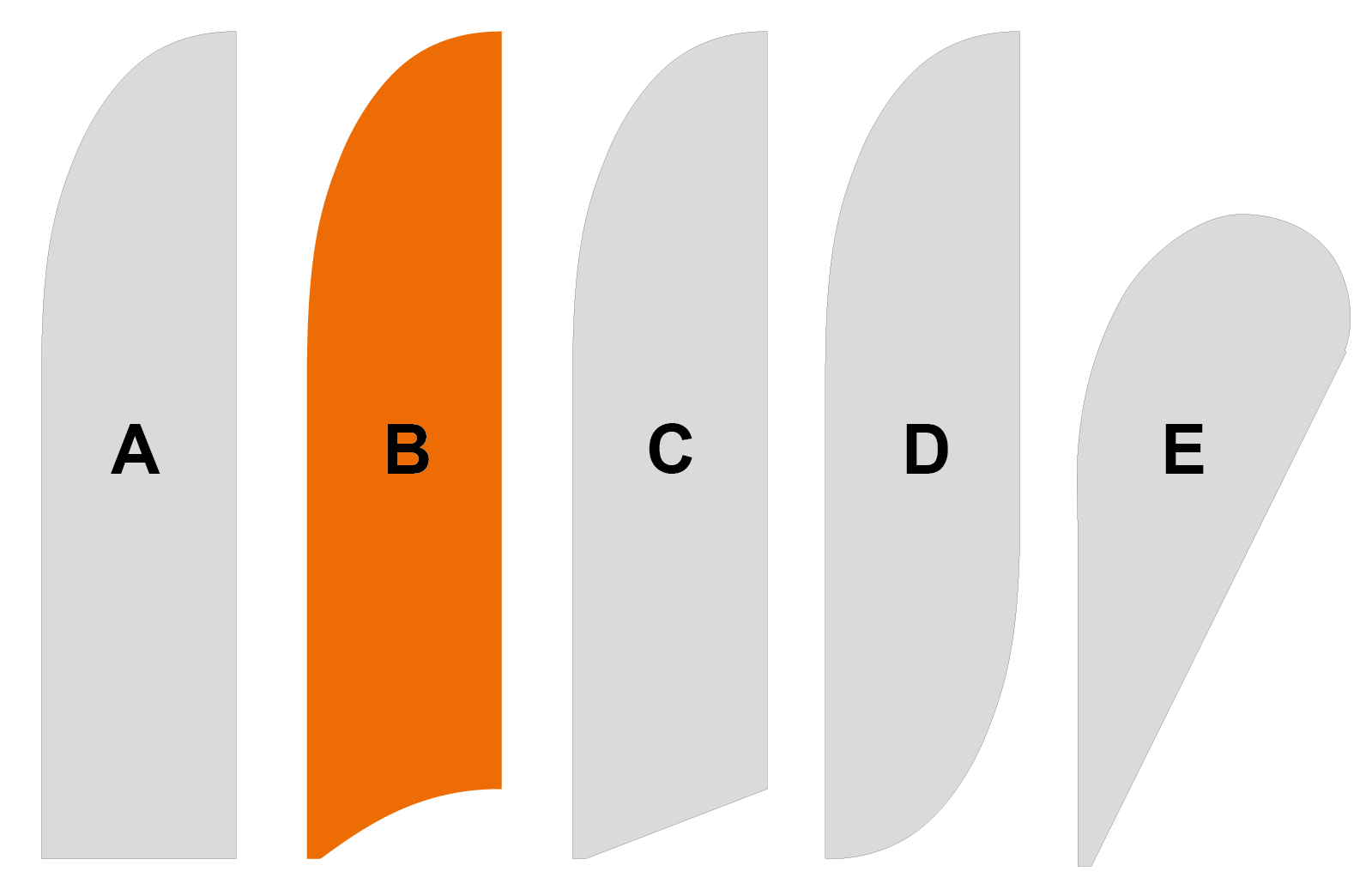 Beach flagg Premium - event2print