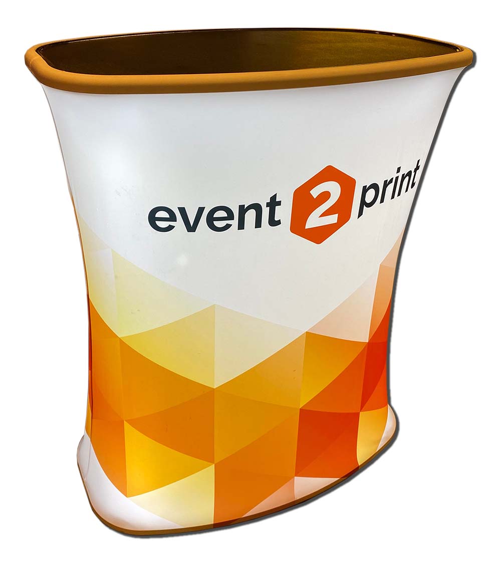 Big quick LED messedisk - event2print