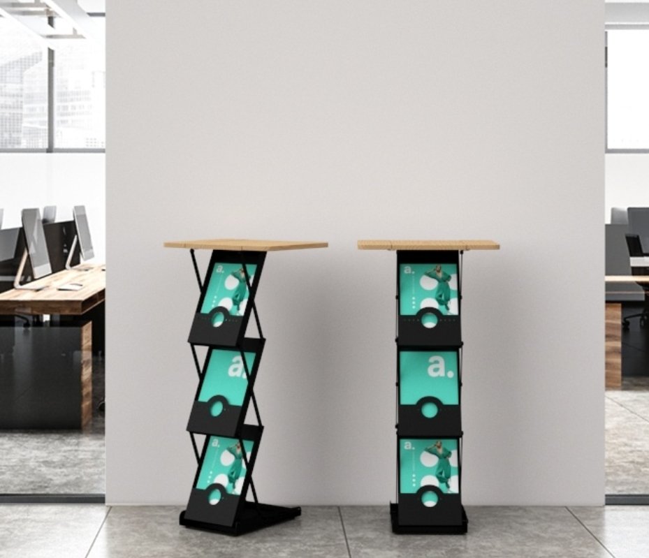 Brosjyrestativ med bord - event2print