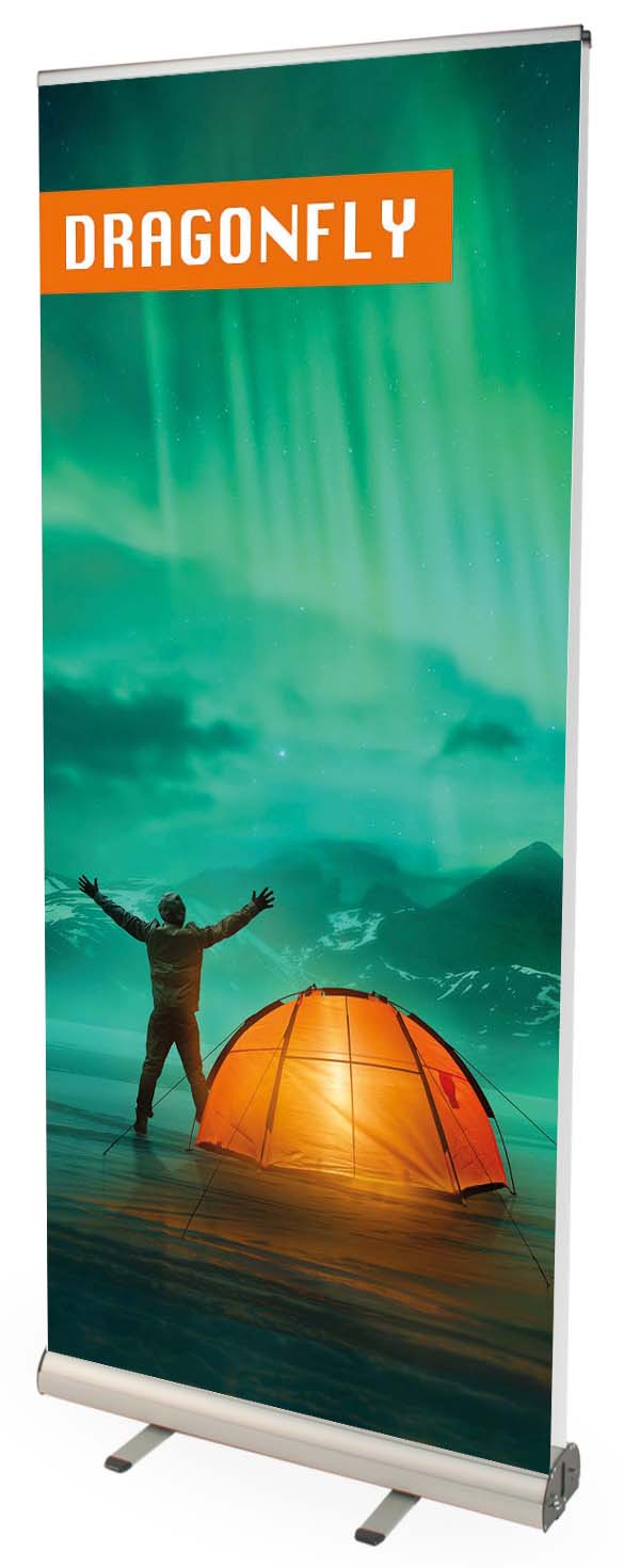 Dragonfly 2-sidig rollup - event2print