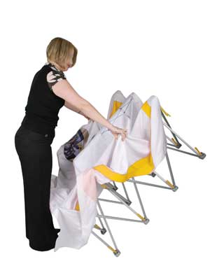 Hop-Up rett messevegg - event2print