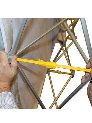 Hop-Up rett messevegg - event2print