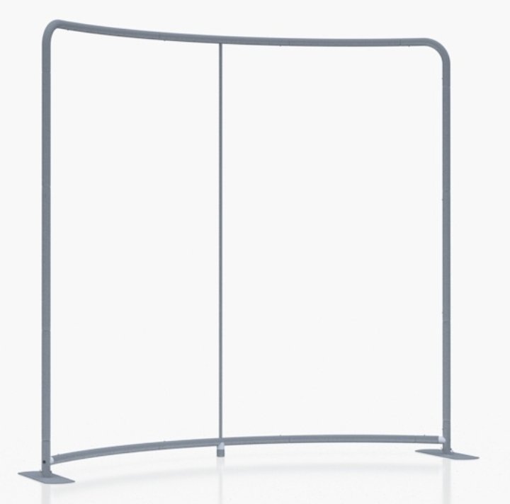 Kurvet messevegg 500cm - event2print