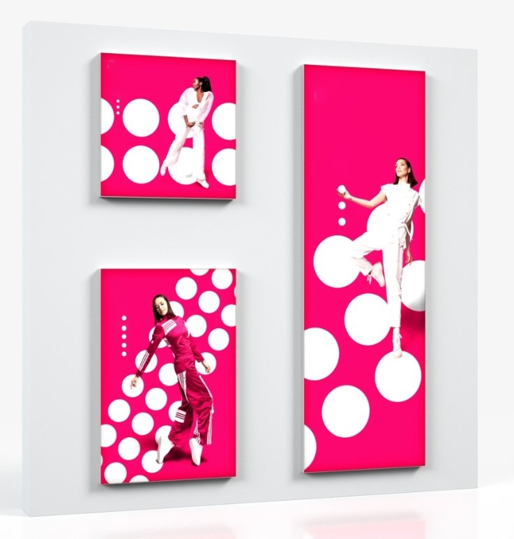 LED plakat 60mm dybde - event2print