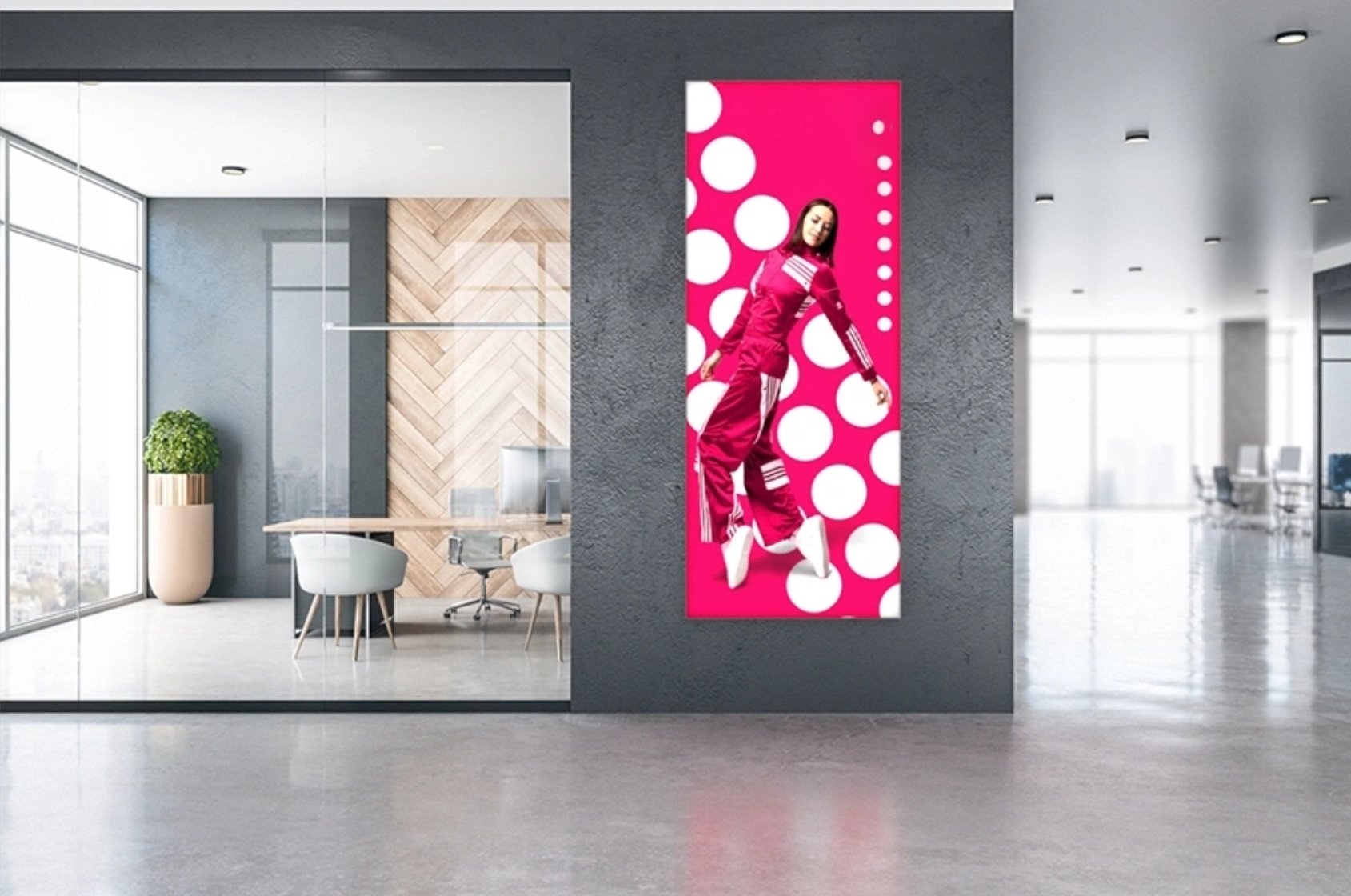 LED plakat 60mm dybde - event2print