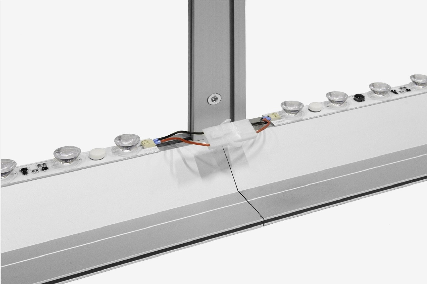 Lysvegg (LED) for veggmontering 120mm - event2print