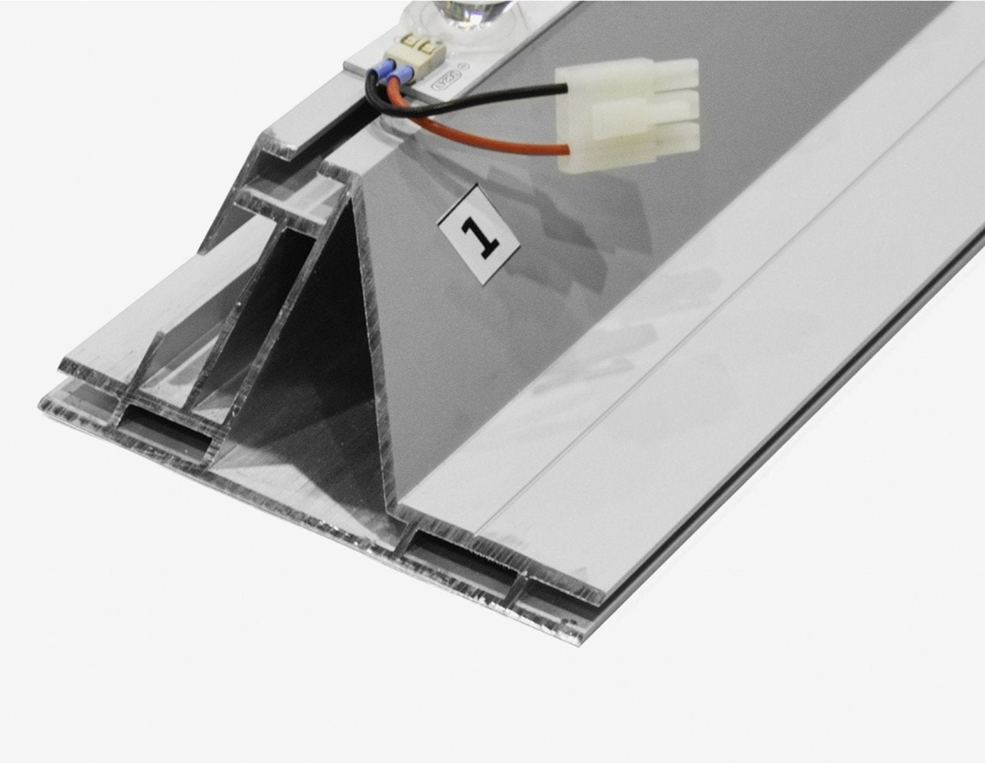 Lysvegg (LED) for veggmontering 120mm - event2print