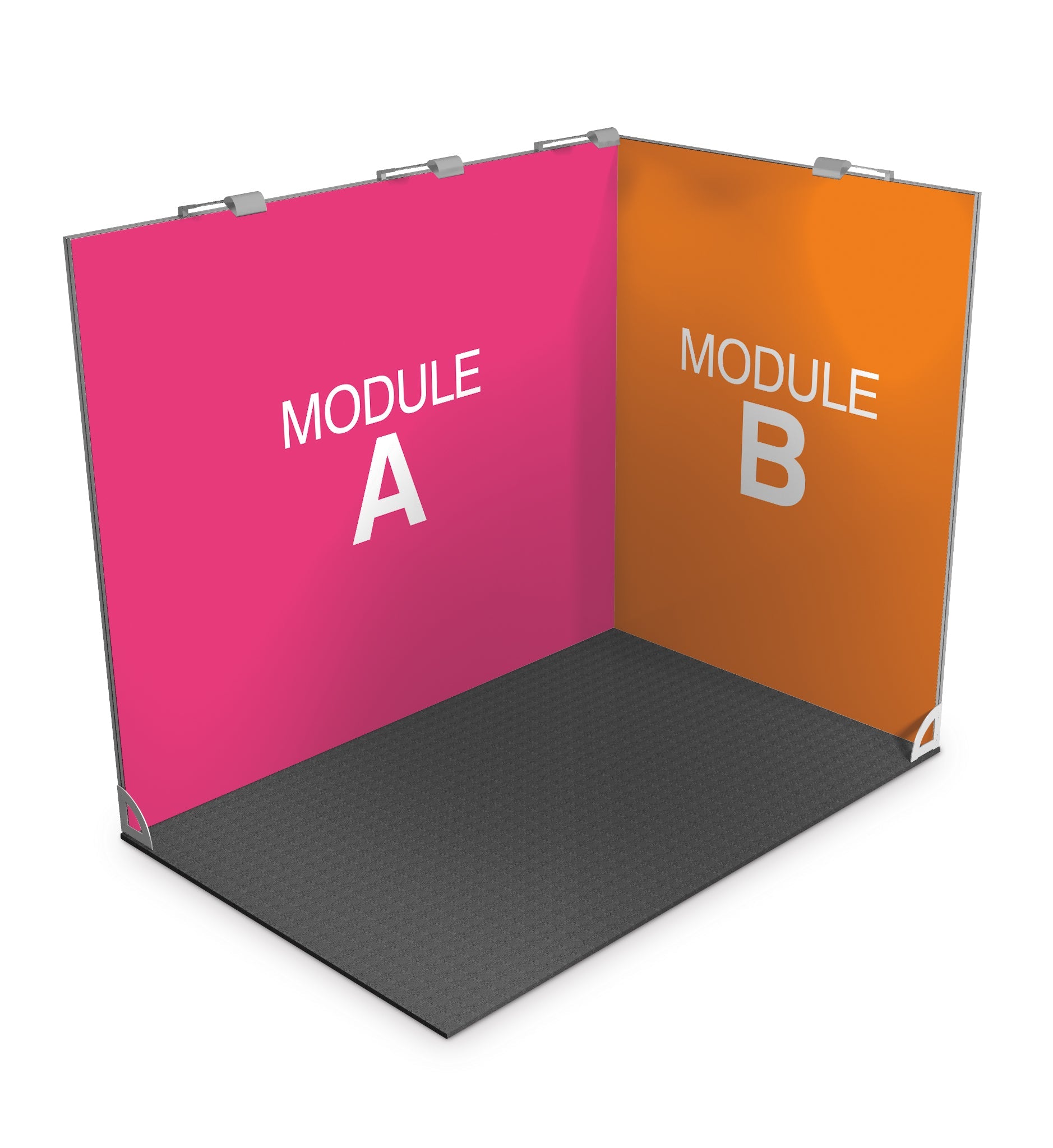 Modular 6m2 stand - 3x2m - event2print