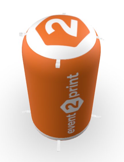 Oppblåsbare søyler - event2print
