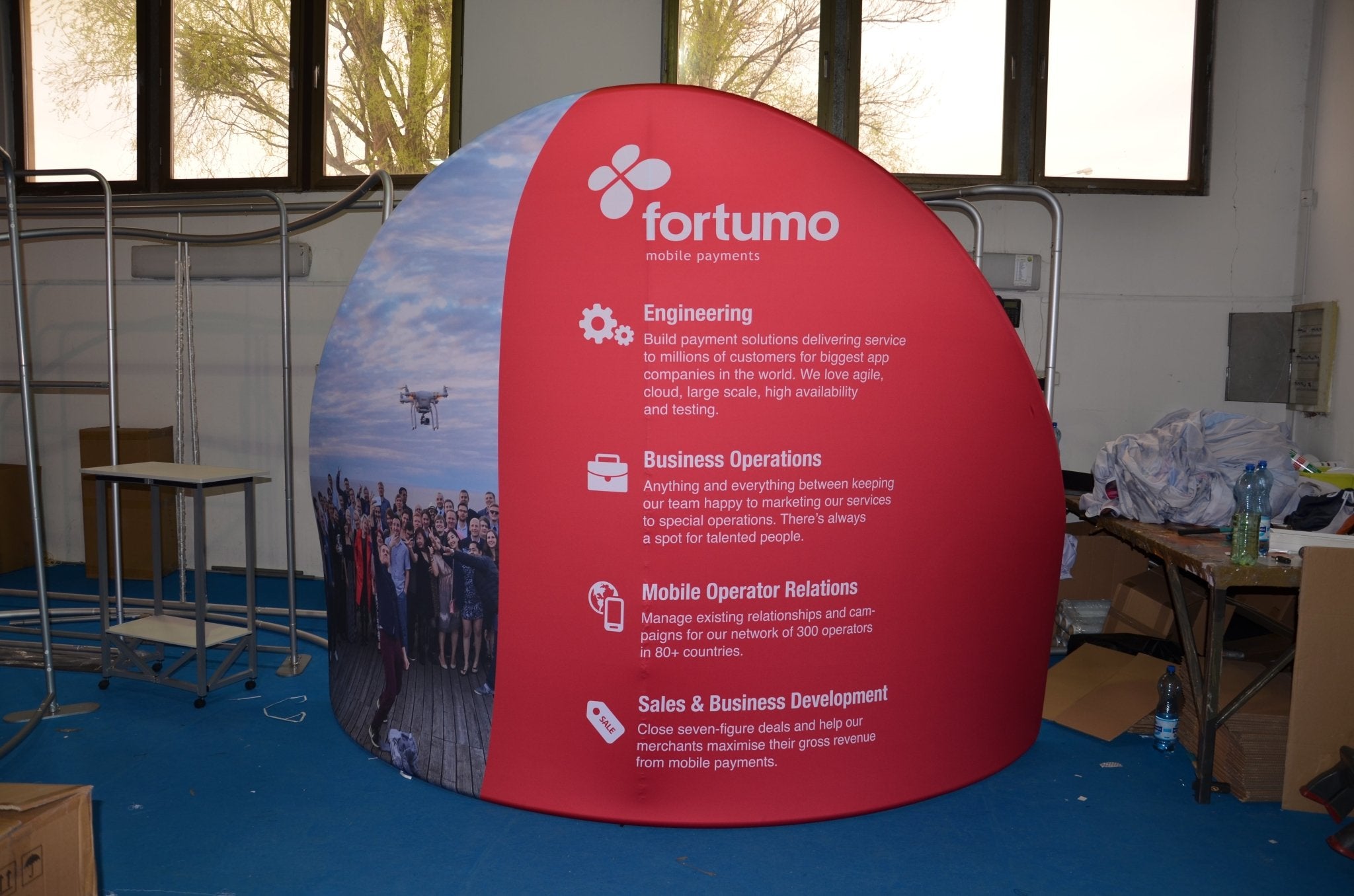 Peak messevegg 330cm - event2print