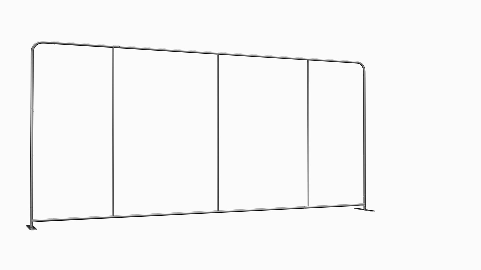 Rett lett messevegg 240-600cm - event2print