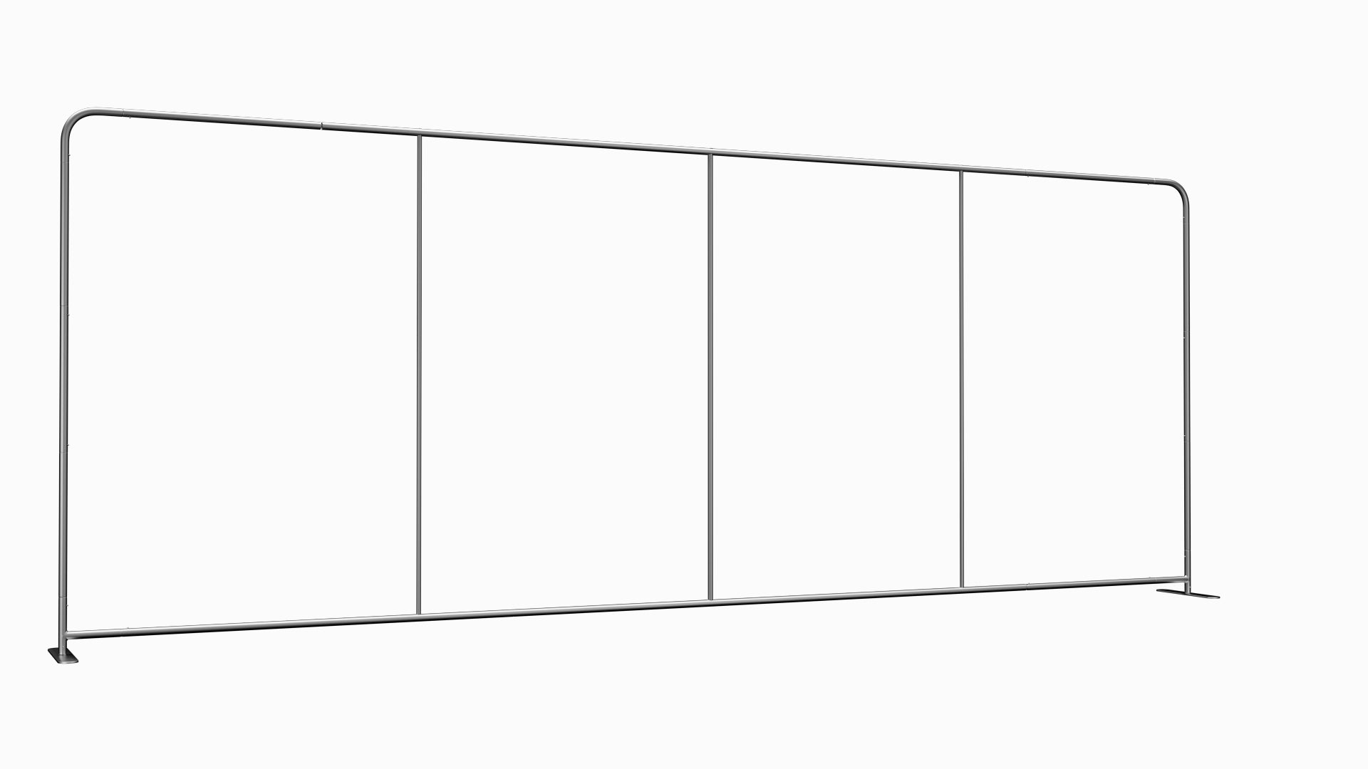 Rett lett messevegg 240-600cm - event2print