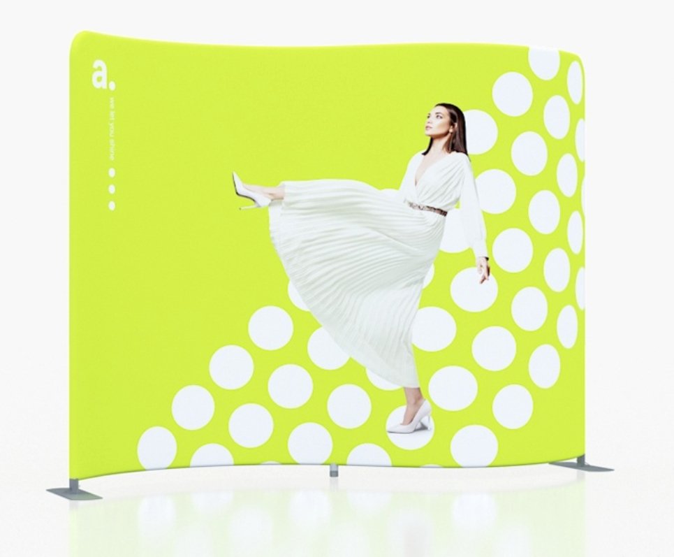 Serpentine messevegg 300-600cm - event2print