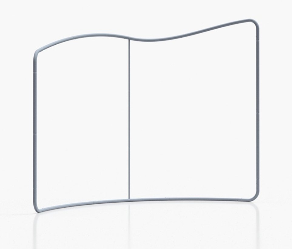 Slope messevegg 300cm - event2print