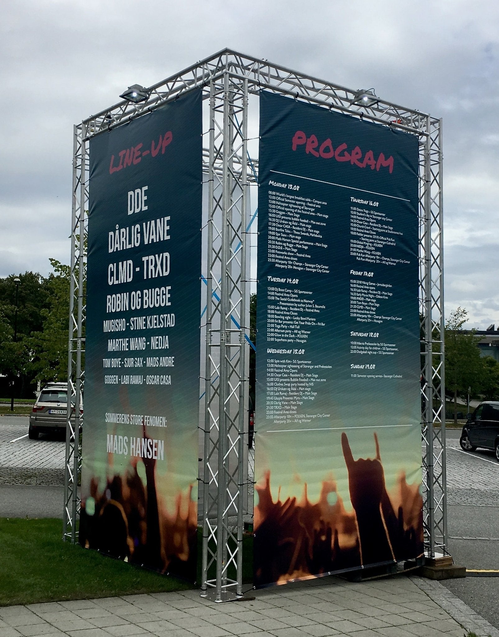 Tekstil banner - event2print