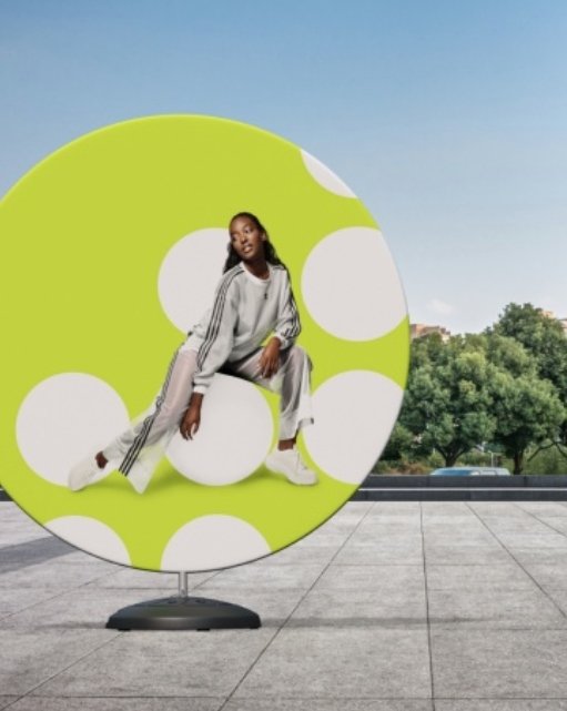 Utendørs reklame spinner - event2print