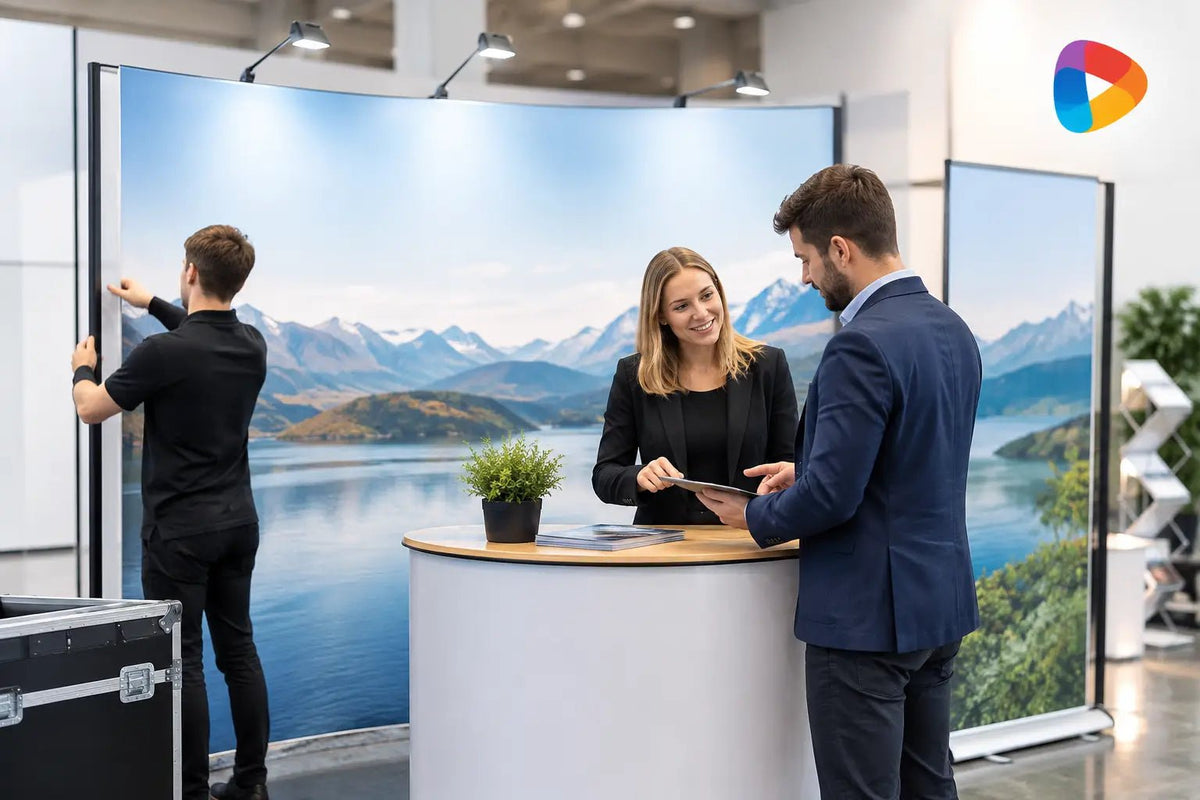 Anmeldelse av modulære messesystemer i praksis - event2print