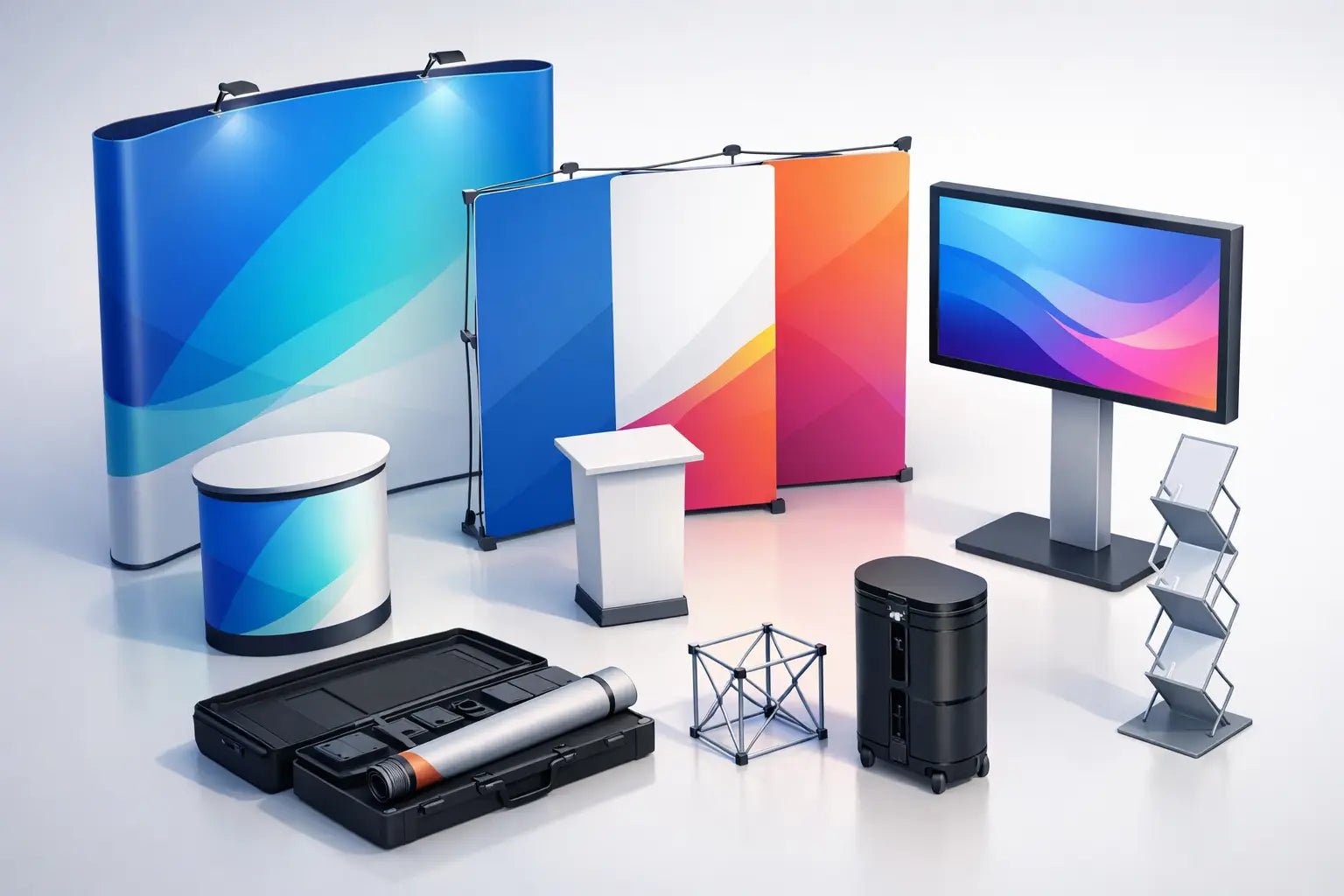 Beste portable displaysystem for messer - event2print