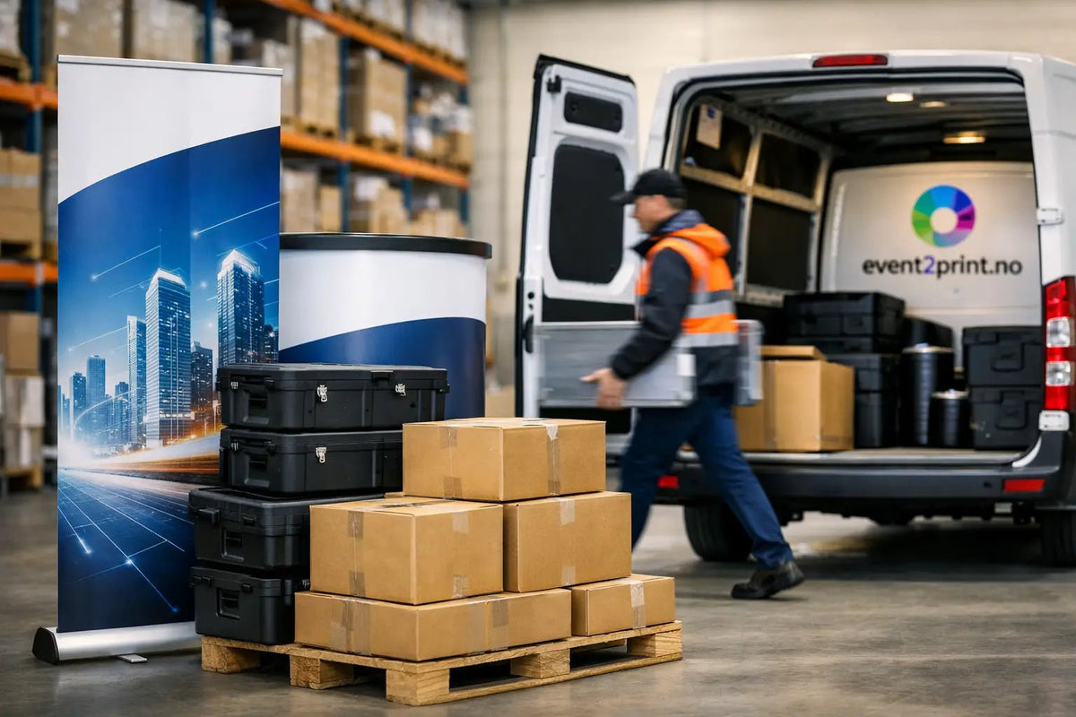 Case med rask levering av messemateriell - event2print
