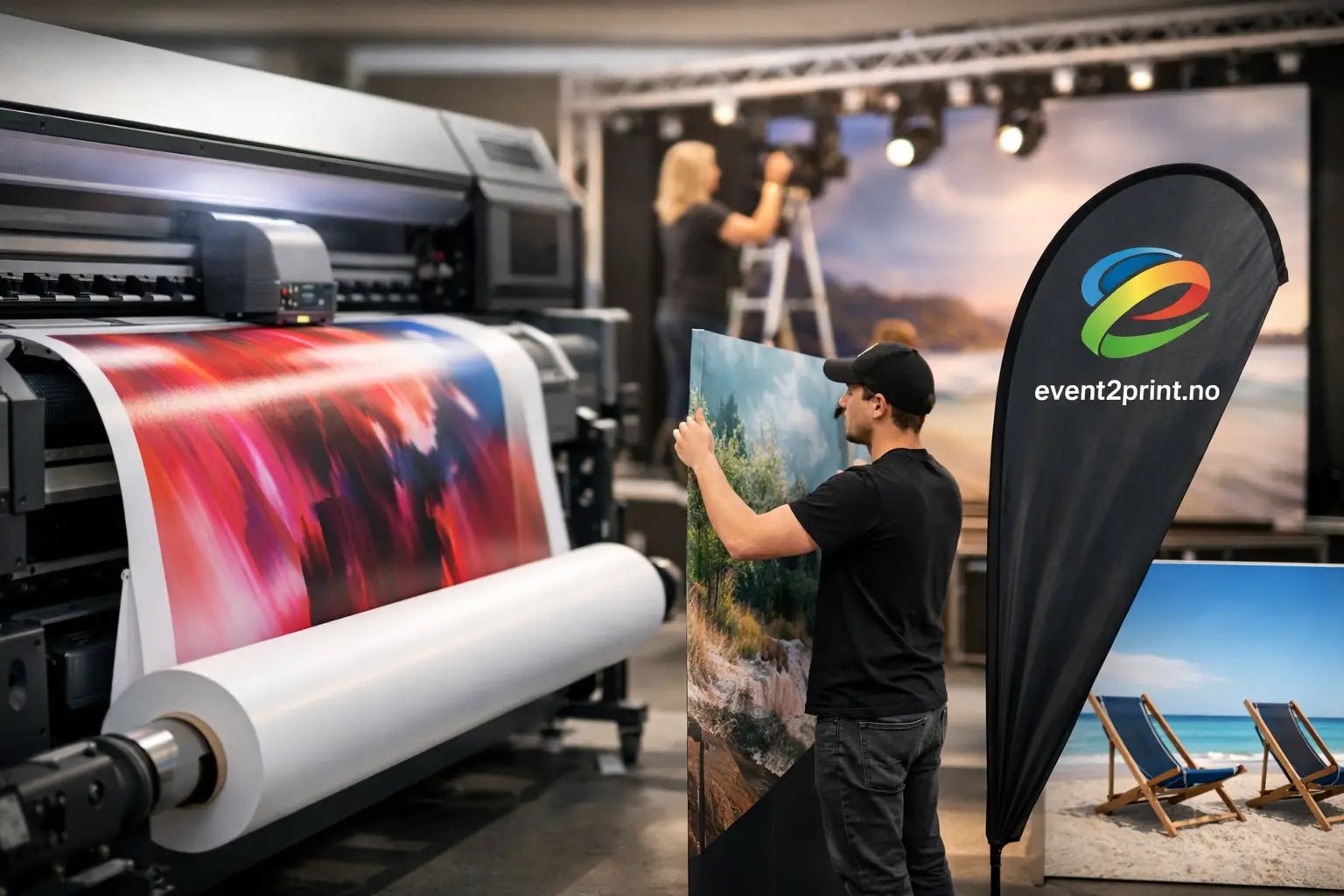 Guide til storformat print for arrangementer - event2print