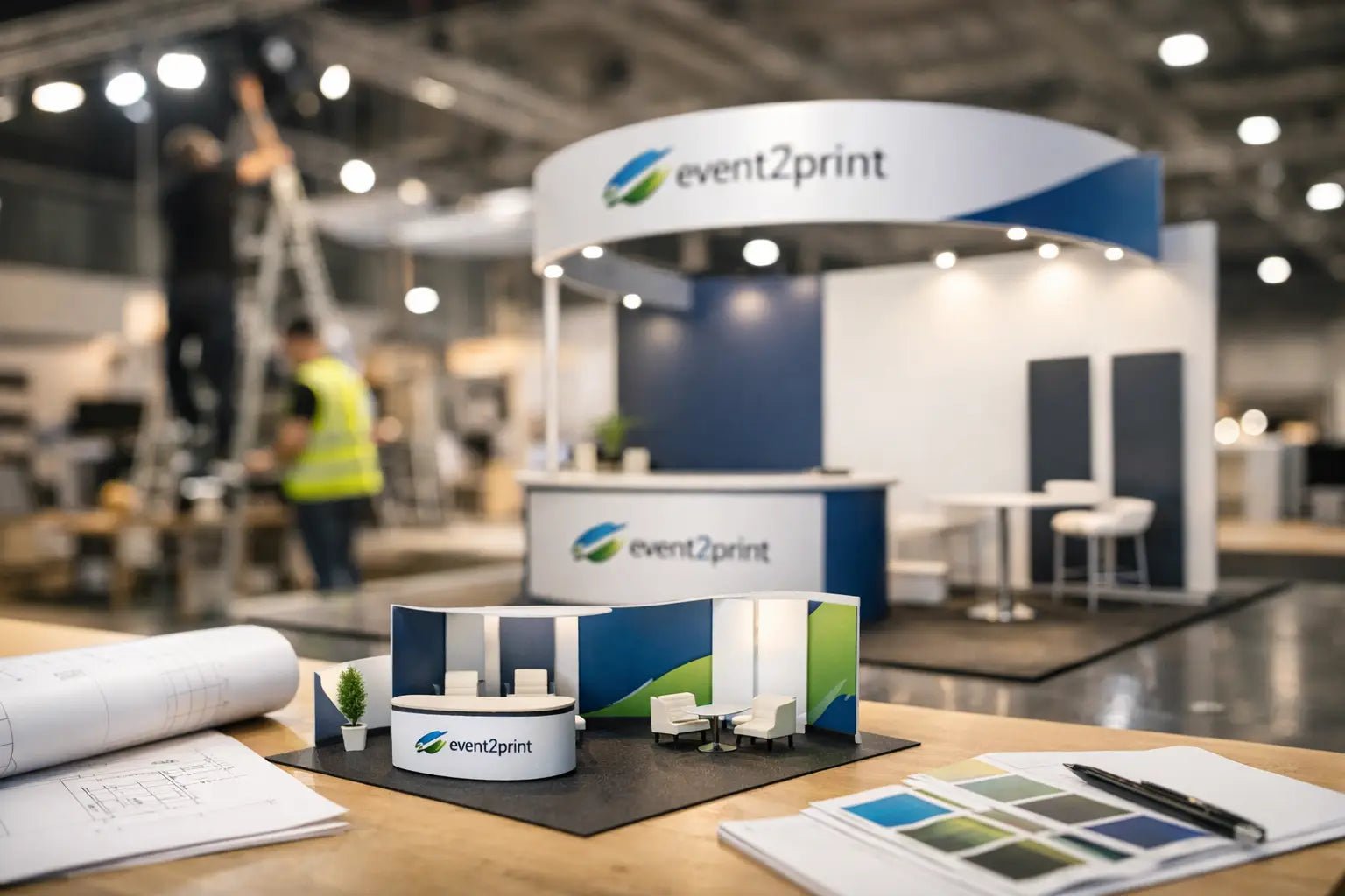 Hva koster en komplett messestand? - event2print