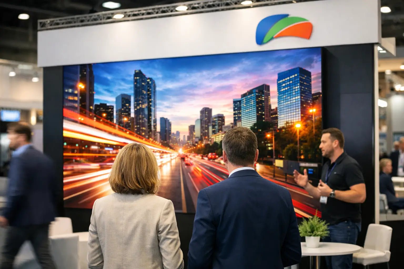 Hvordan bruke LED-vegg på messe for å bli sett - event2print