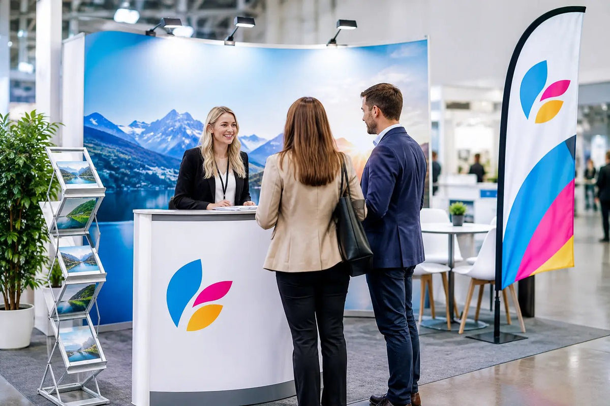 Messeutstyr for bedrift som gir synlighet - event2print