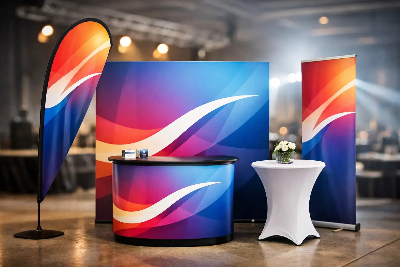 Profilering for innendørs arrangementer som synes - event2print