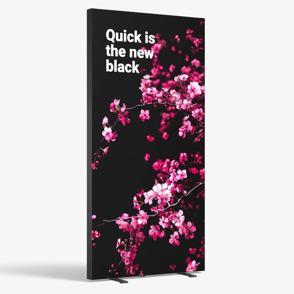 LED Quick Safe Case reklame vegg - event2print