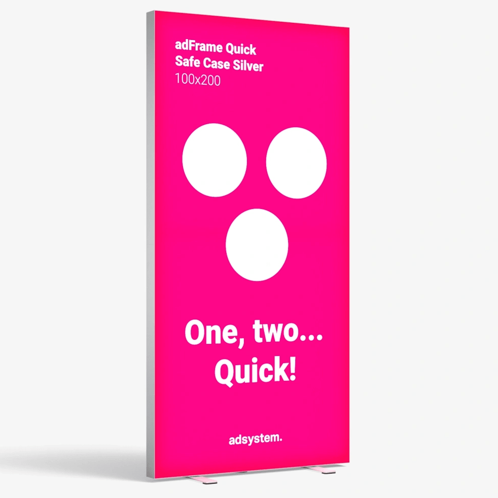 LED Quick Safe Case reklame vegg - event2print