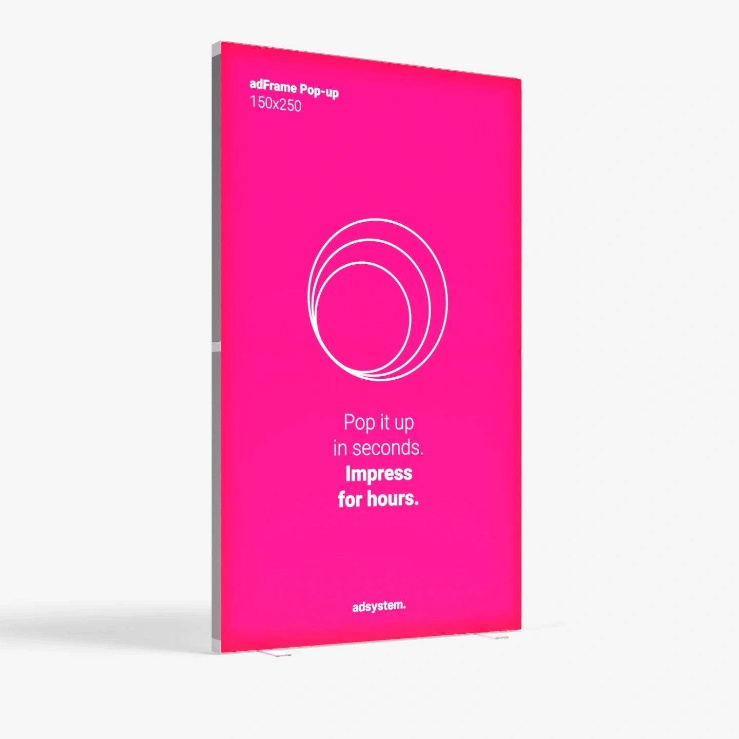 Pop - up LED lysvegg - event2print