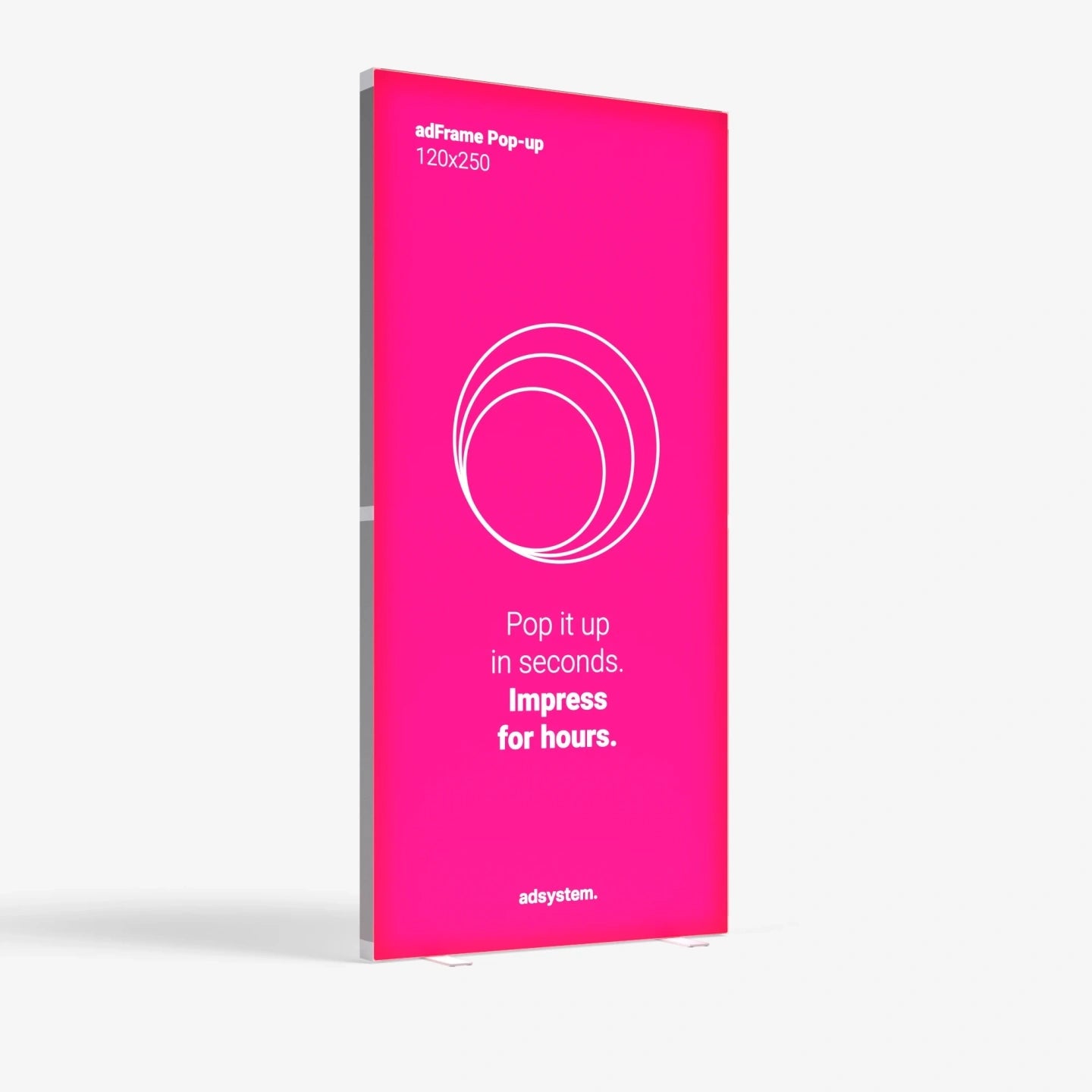 Pop - up LED lysvegg - event2print