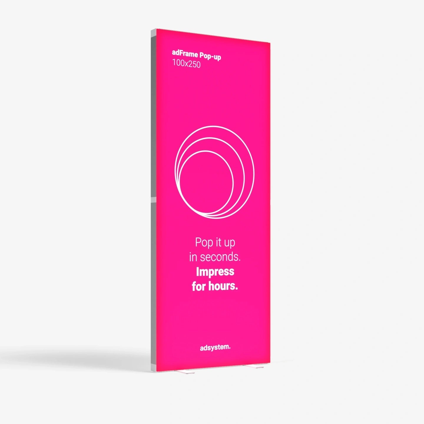 Pop - up LED lysvegg - event2print