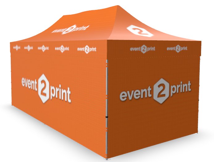 Premium Pop-up telt 3x6m - event2print