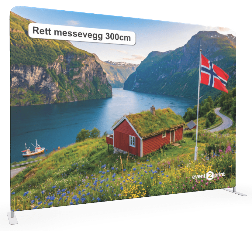 Rett messevegg 300cm - event2print