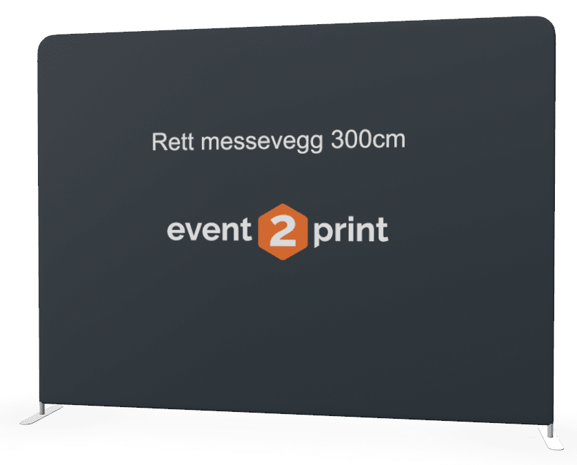 Rett messevegg 300cm - event2print