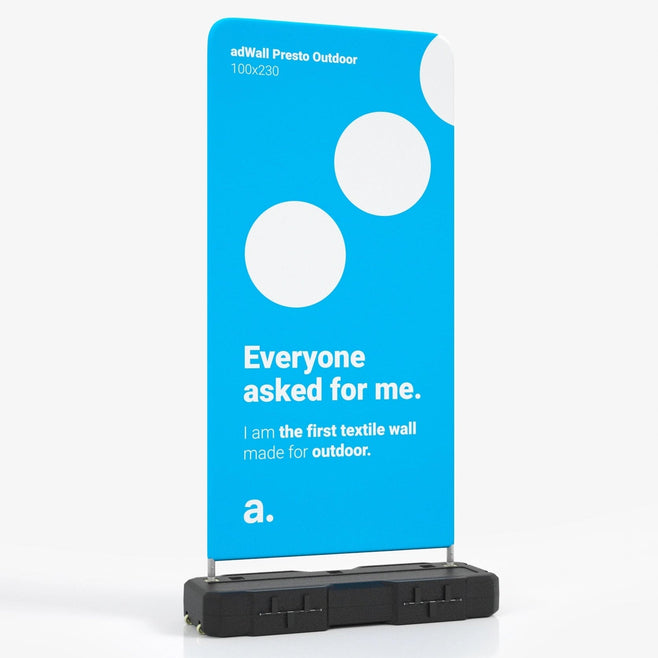 Utendørs reklamevegg - event2print