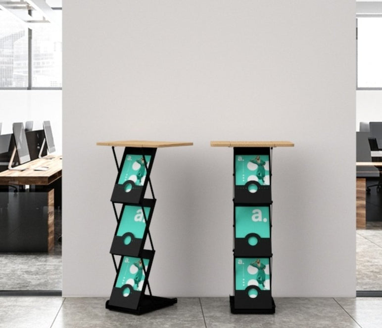 Brosjyrestativ med bord - event2print