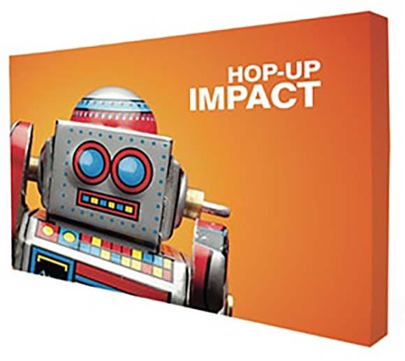 Hop-Up rett messevegg - event2print