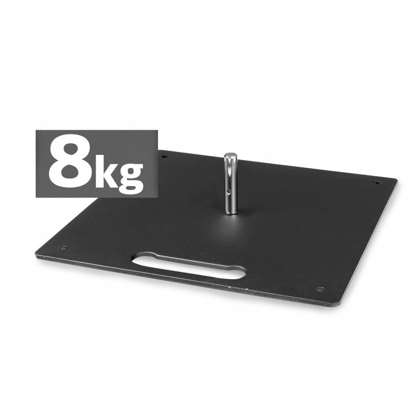 Stålplate 8kg til beachflagg